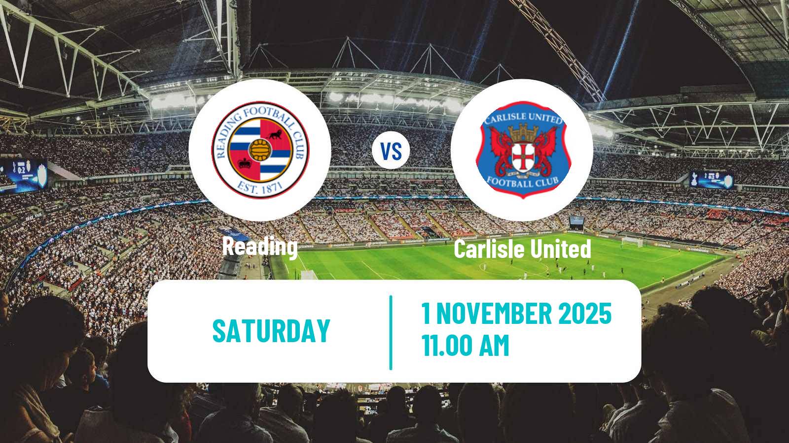 Football English FA Cup Reading - Carlisle United