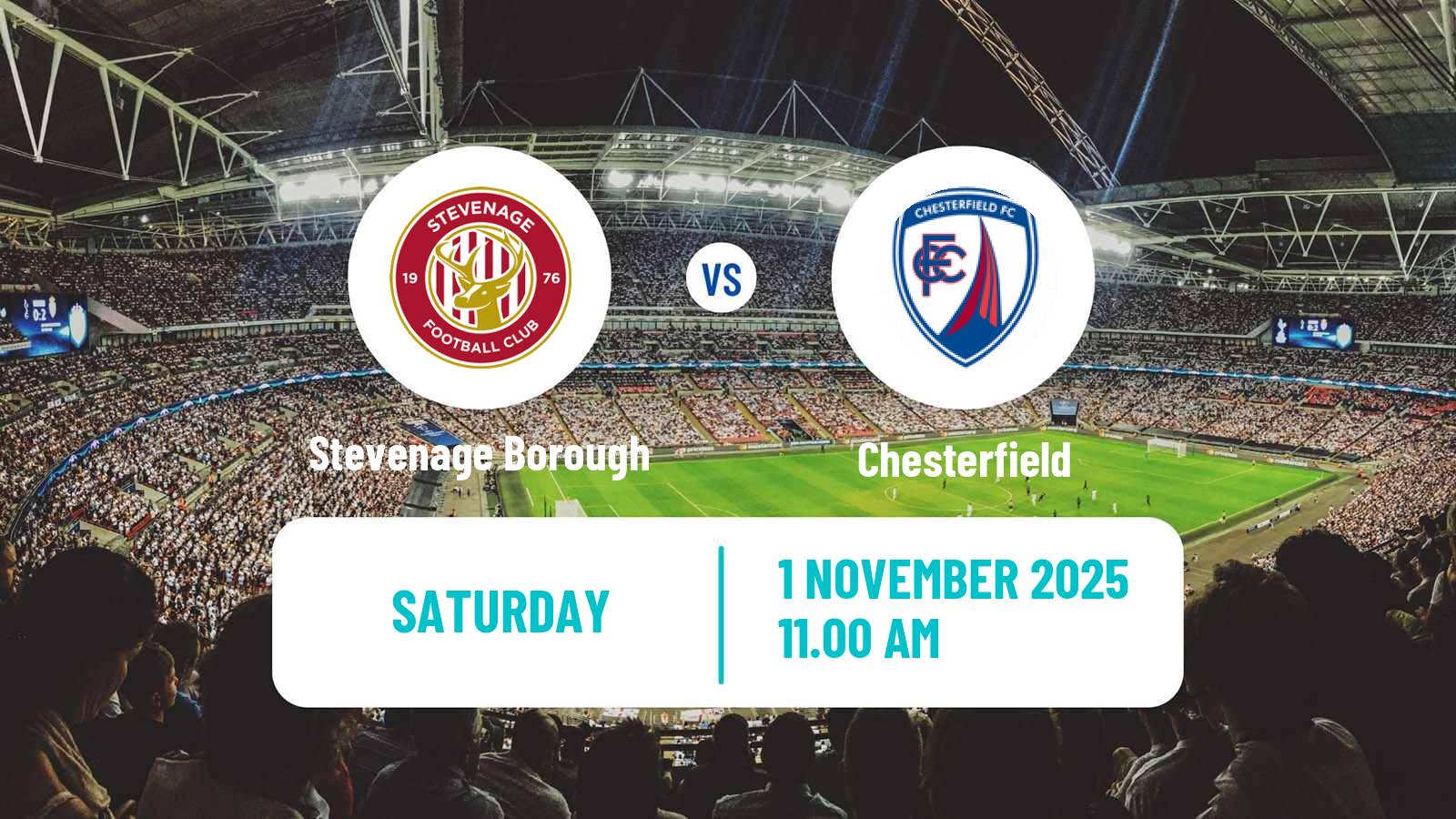 Football English FA Cup Stevenage Borough - Chesterfield