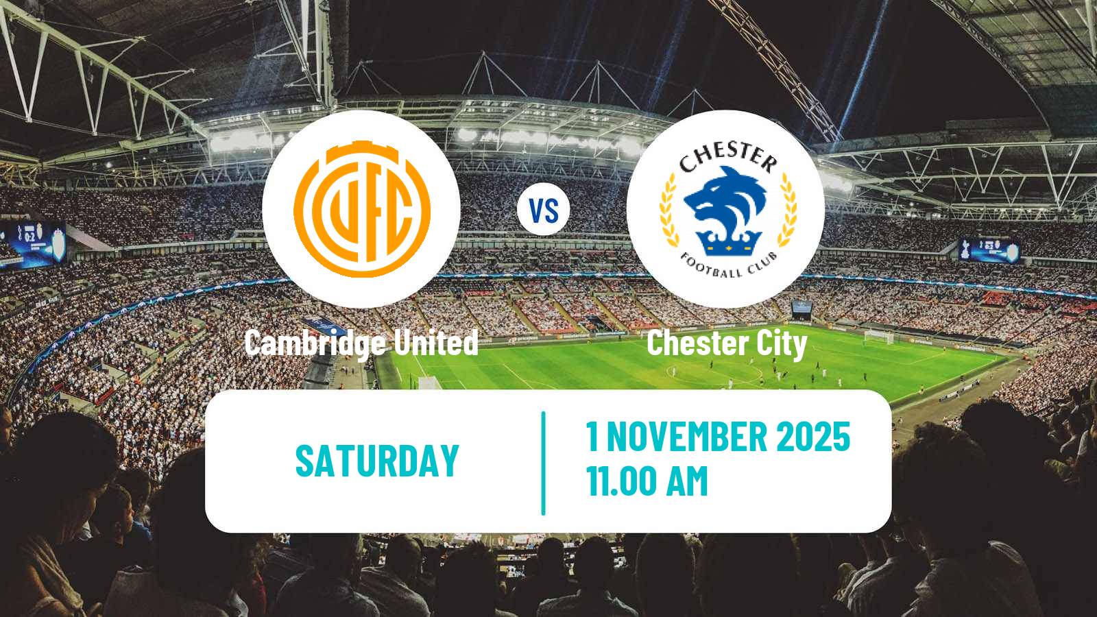 Football English FA Cup Cambridge United - Chester