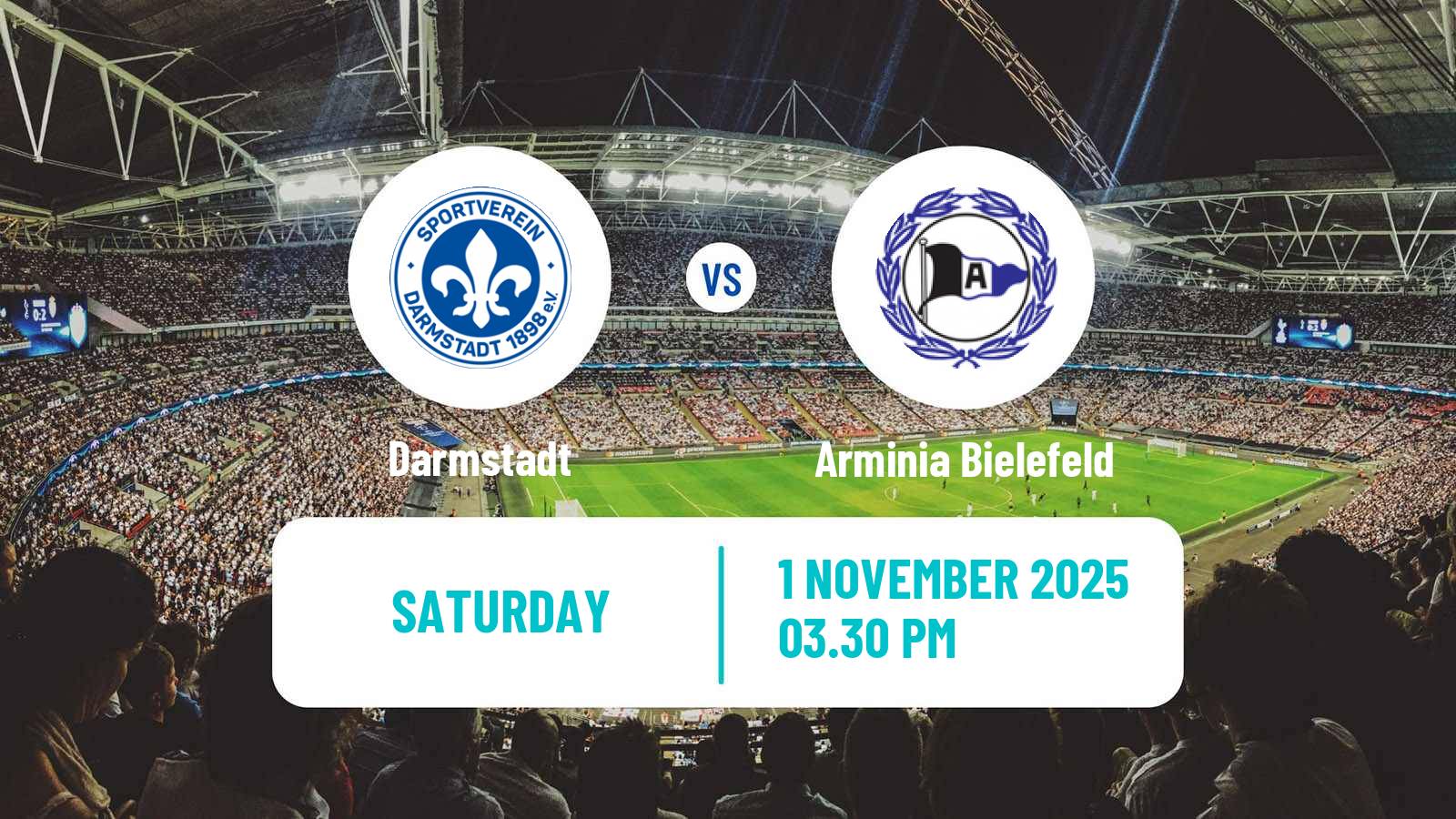 Football German 2 Bundesliga Darmstadt - Arminia Bielefeld