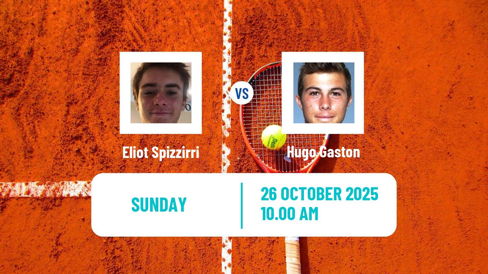 Tennis Brest Challenger Men Eliot Spizzirri - Hugo Gaston