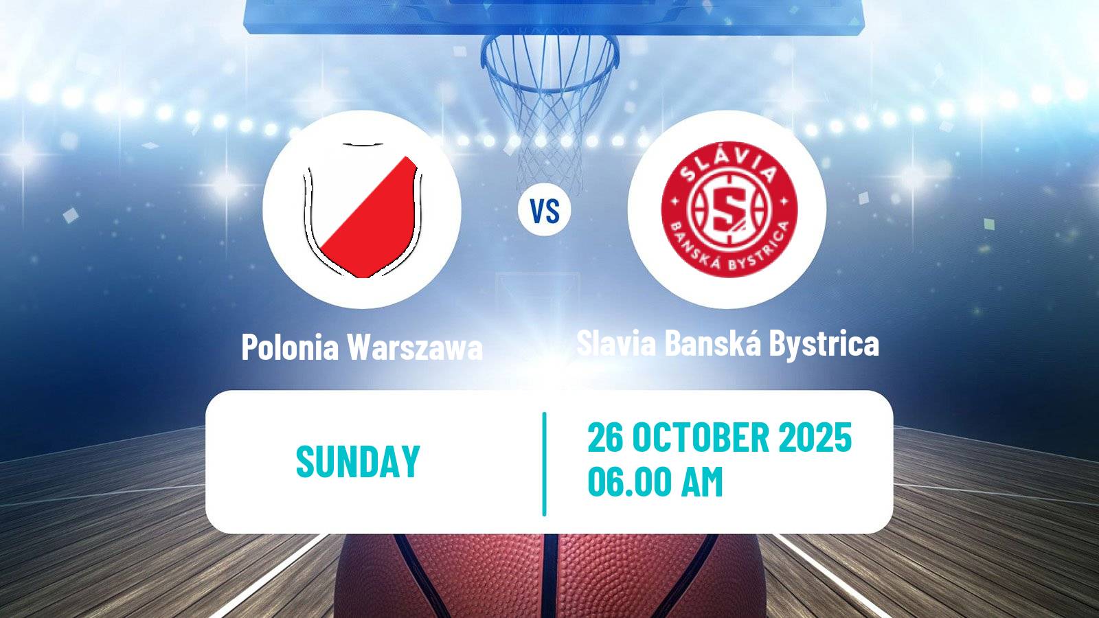 Basketball CEWL Women Polonia Warszawa - Slavia Banská Bystrica