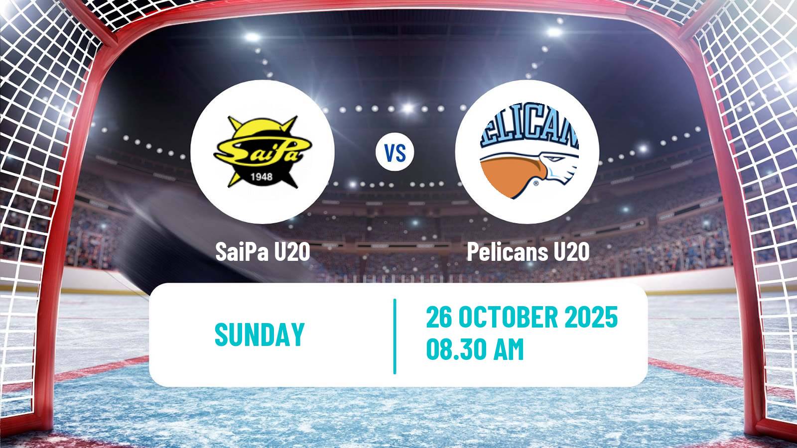 Hockey Finnish SM-sarja U20 SaiPa U20 - Pelicans U20