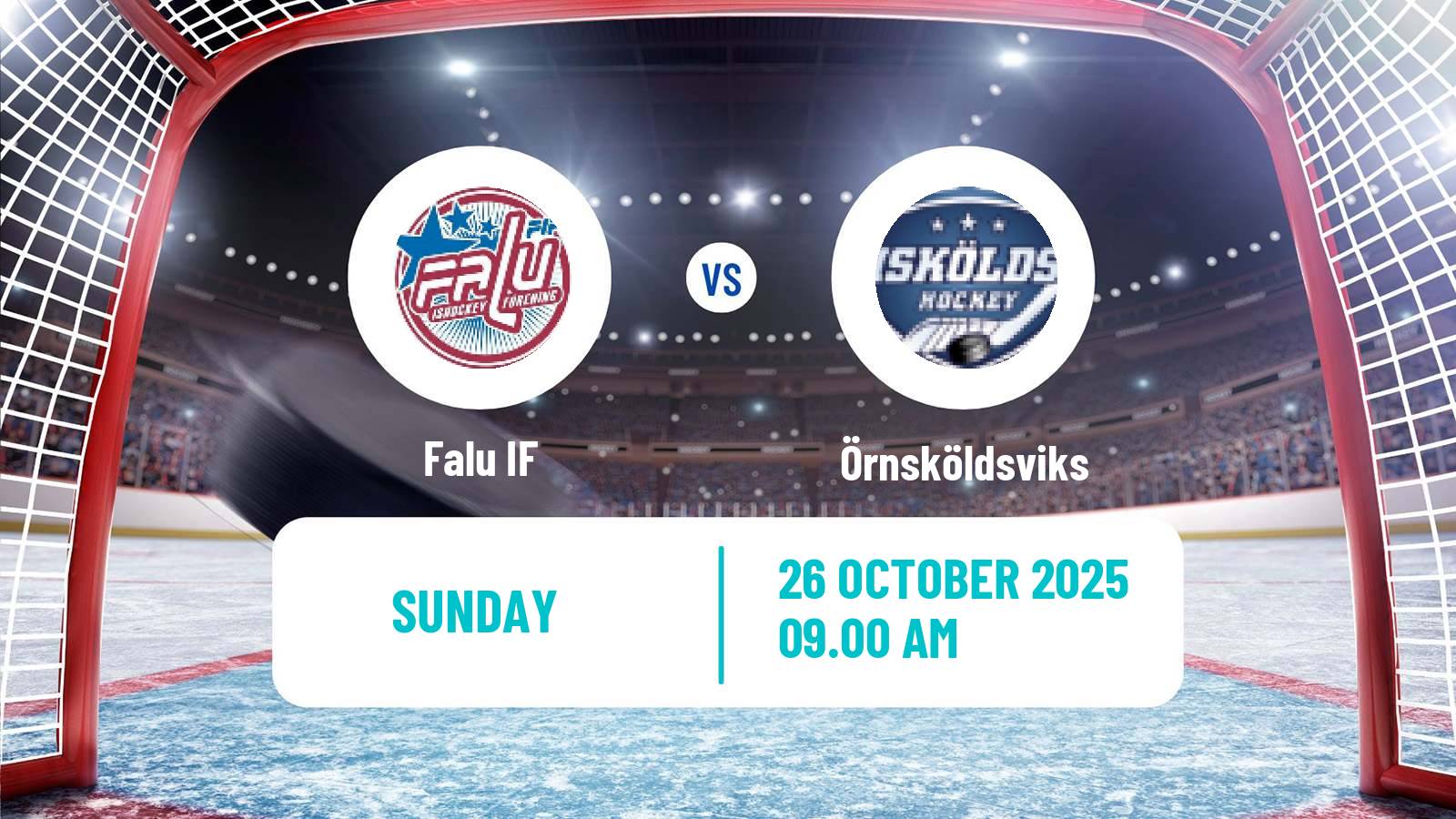 Hockey Swedish HockeyEttan Norra Falu - Örnsköldsviks