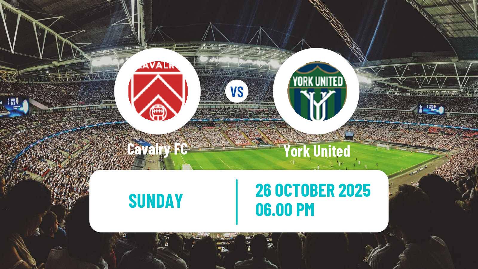 Football Canadian Premier League Cavalry - York United