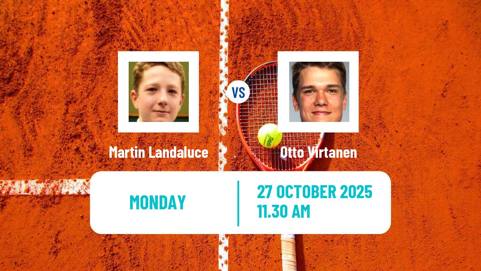 Tennis Bratislava 2 Challenger Men Martin Landaluce - Otto Virtanen