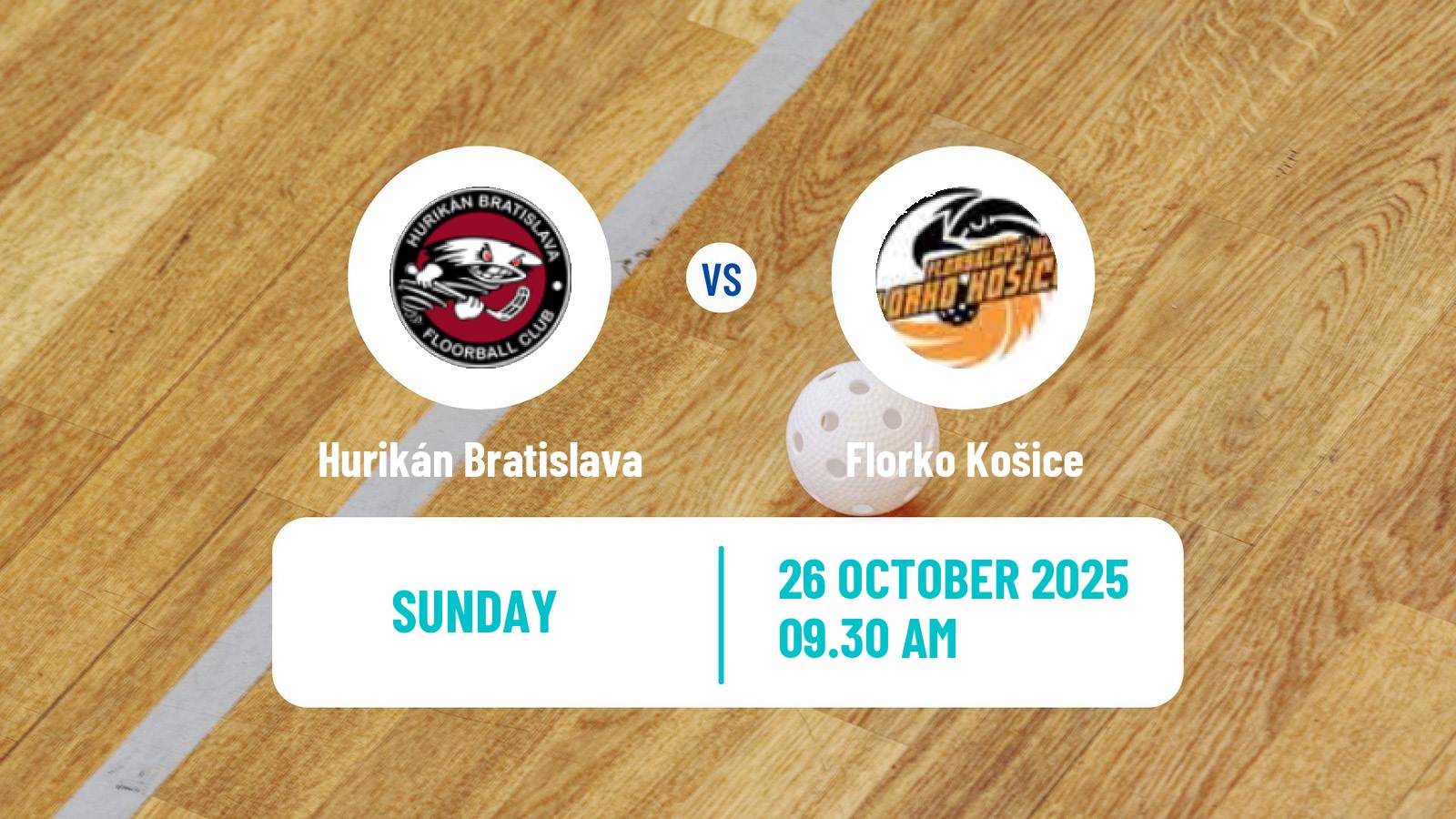 Floorball Slovak Extraliga Floorball Hurikán Bratislava - Florko Košice Floorball Slovak Extraliga Floorball Hurikán Bratislava - Florko Košice