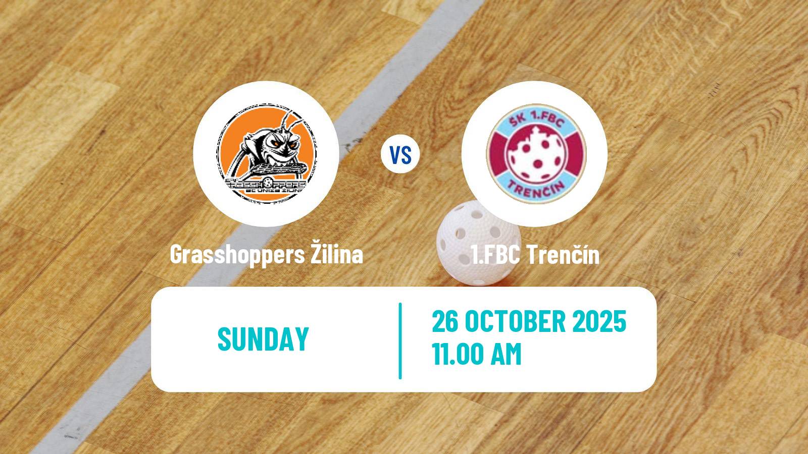 Floorball Slovak Extraliga Floorball Grasshoppers Žilina - 1.FBC Trenčín Floorball Slovak Extraliga Floorball Grasshoppers Žilina - 1.FBC Trenčín