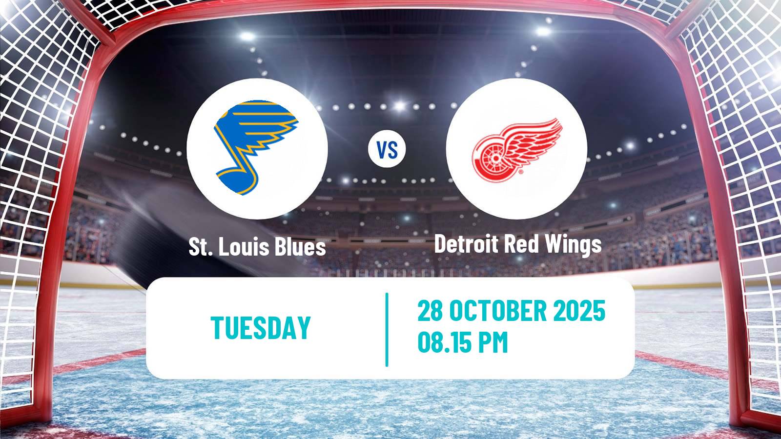 Hockey NHL St. Louis Blues - Detroit Red Wings
