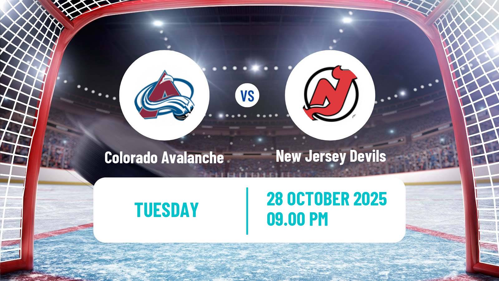 Hockey NHL Colorado Avalanche - New Jersey Devils