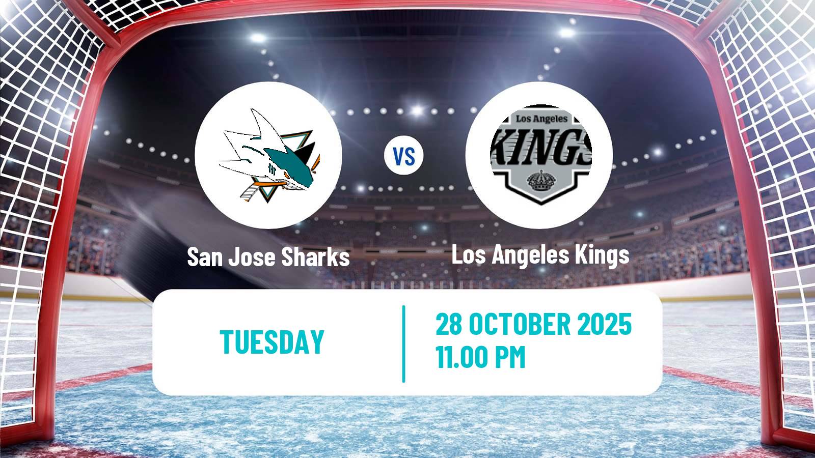 Hockey NHL San Jose Sharks - Los Angeles Kings