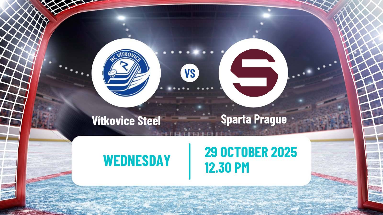 Hockey Czech Extraliga Vítkovice Steel - Sparta Prague