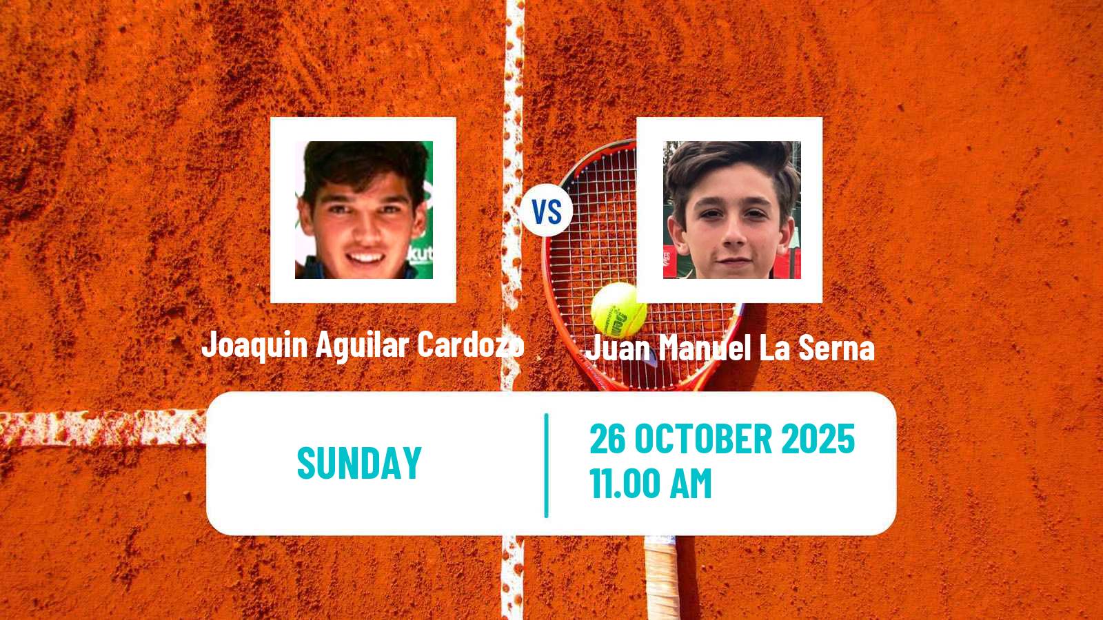 Tennis ITF M15 Santiago 6 Men Joaquin Aguilar Cardozo - Juan Manuel La Serna