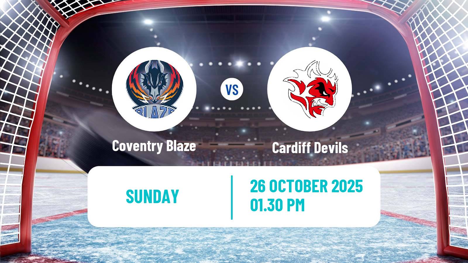 Hockey United Kingdom Elite League Coventry Blaze - Cardiff Devils