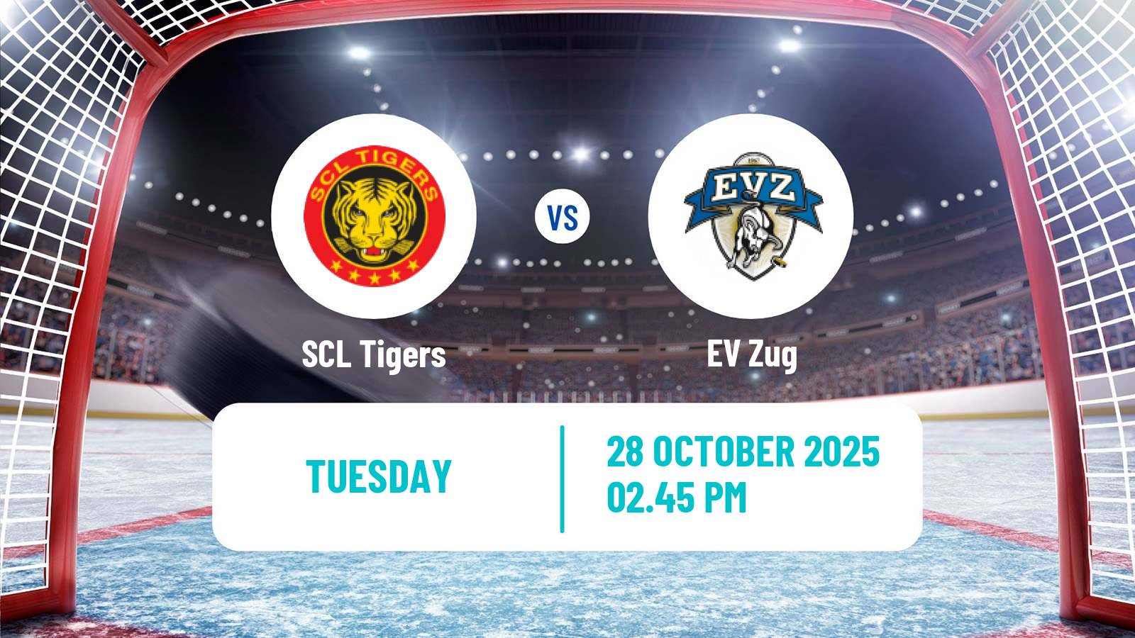 Hockey Swiss National League Hockey SCL Tigers - EV Zug