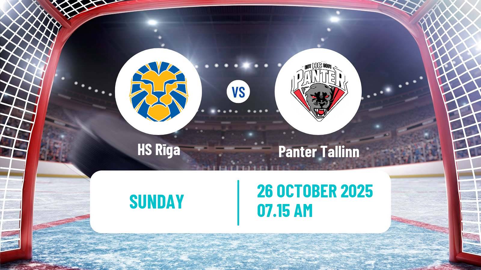 Hockey Latvian Hokeja Liga HS Rīga - Panter Tallinn