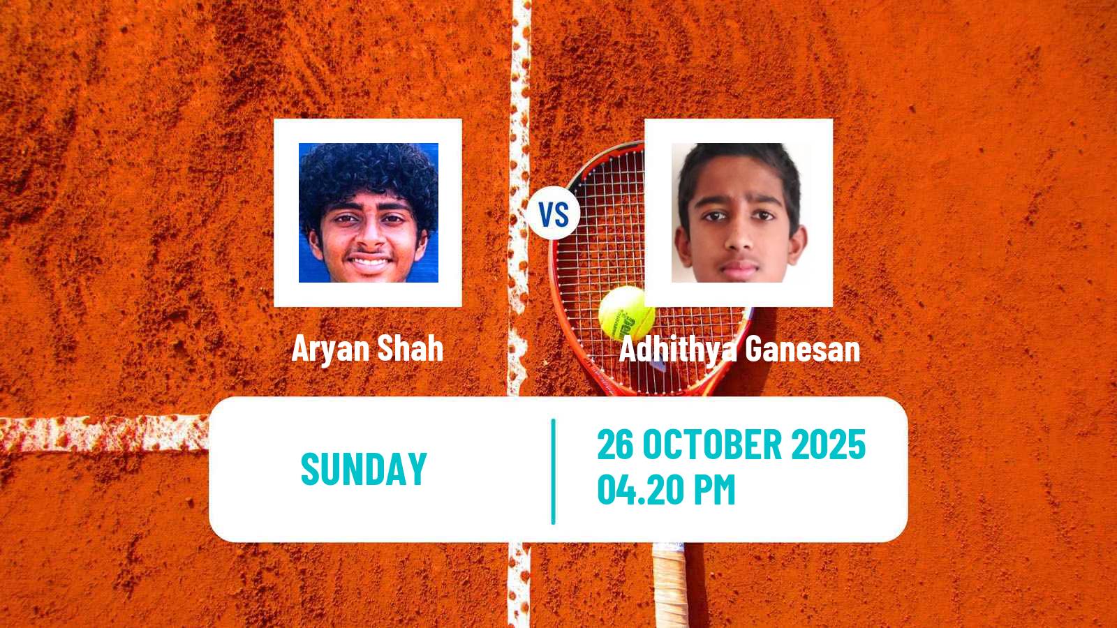 Tennis Charlottesville Challenger Men Aryan Shah - Adhithya Ganesan