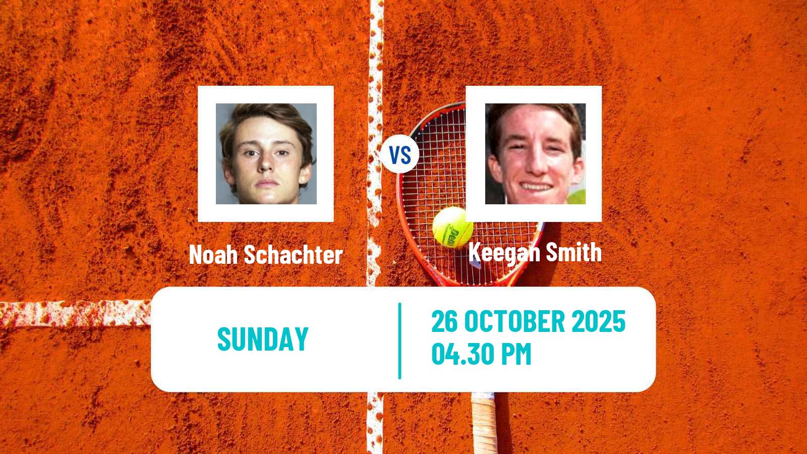 Tennis Charlottesville Challenger Men Noah Schachter - Keegan Smith