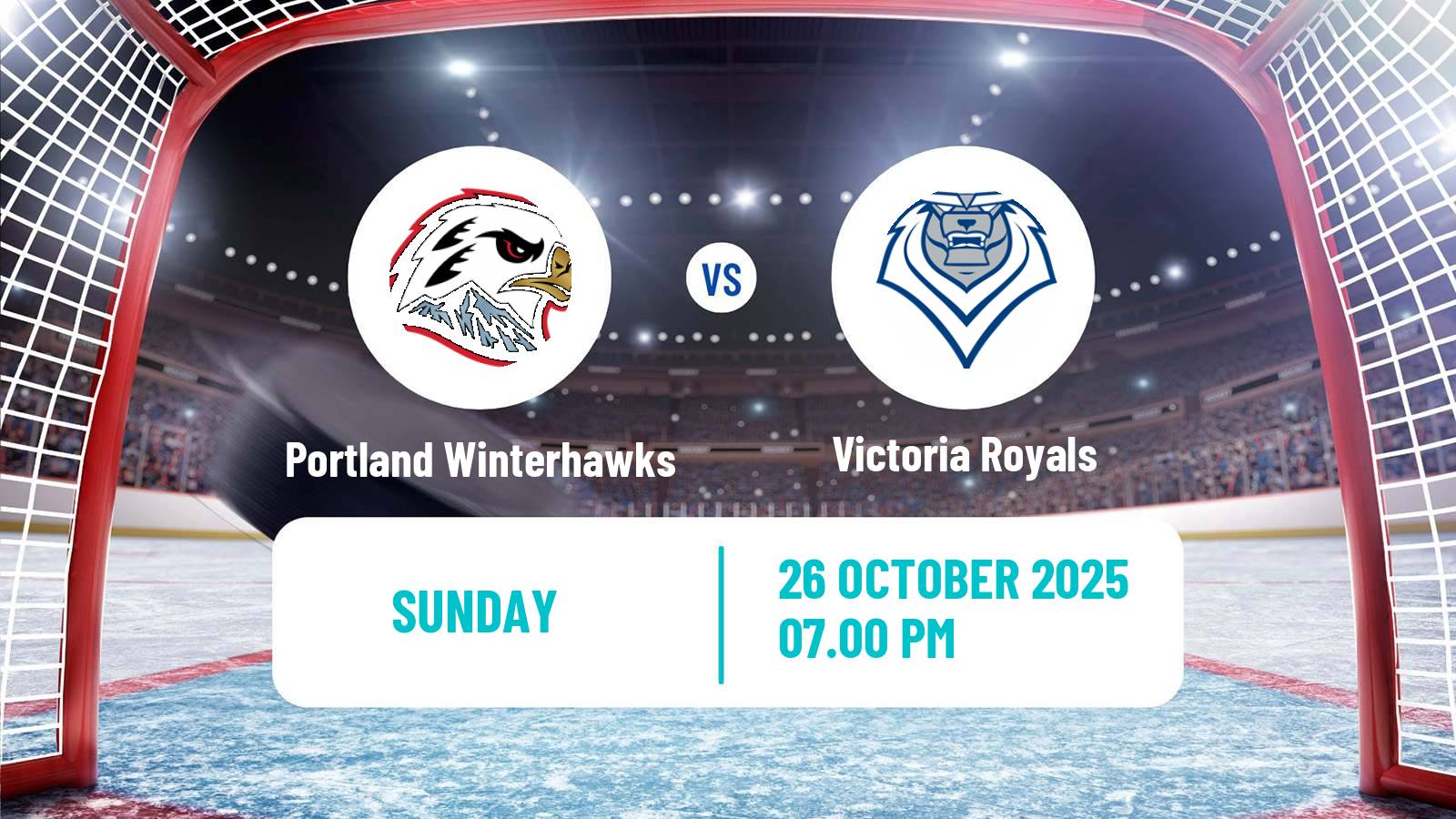 Hockey WHL Portland Winterhawks - Victoria Royals