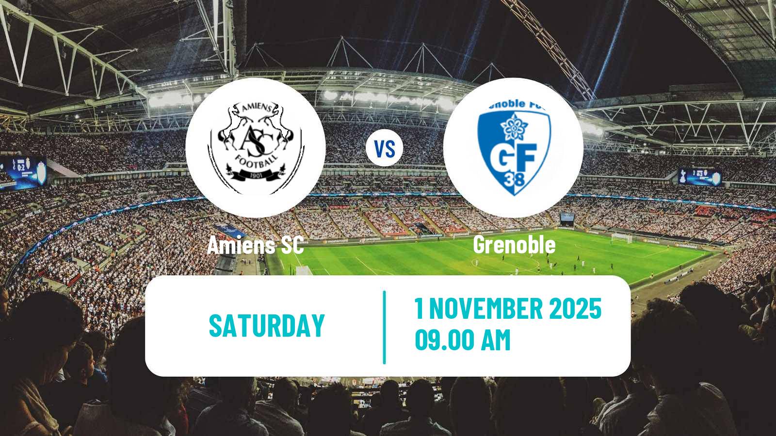 Football French Ligue 2 Amiens - Grenoble