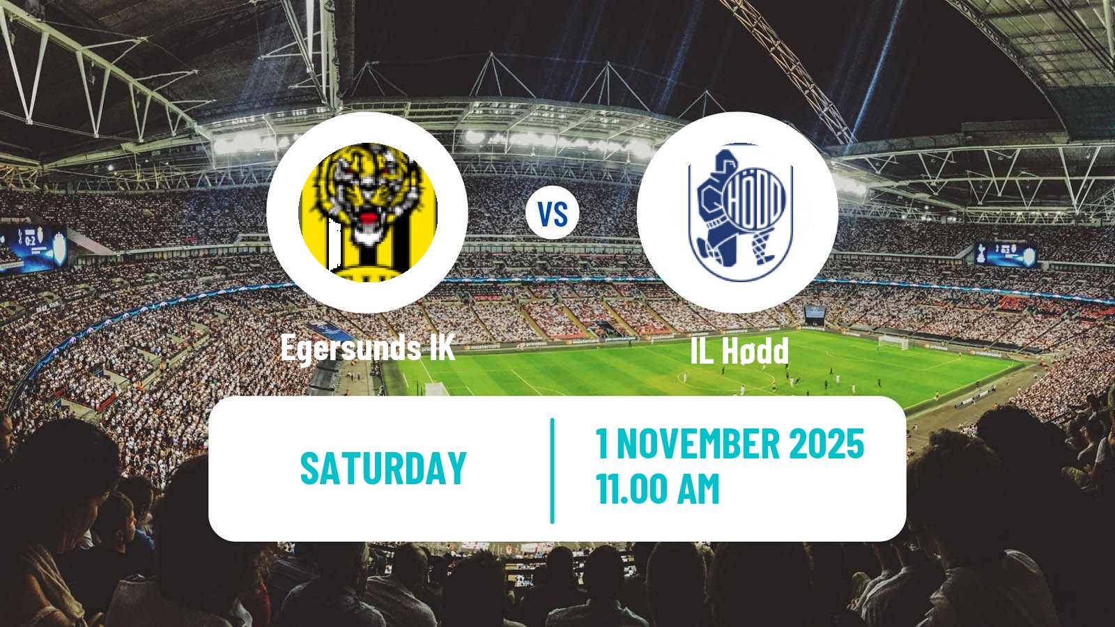 Football Norwegian Adeccoligaen Egersund - Hødd