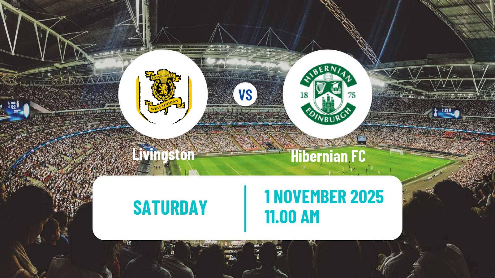 Football Scottish Premier League Livingston - Hibernian