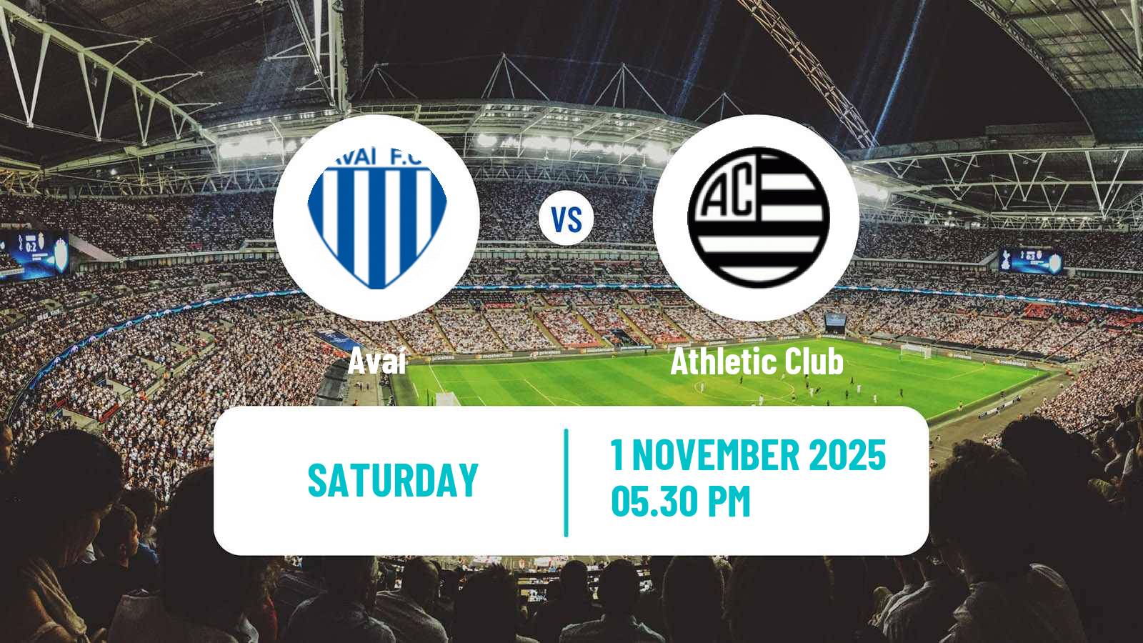 Football Brazilian Serie B Avaí - Athletic Club