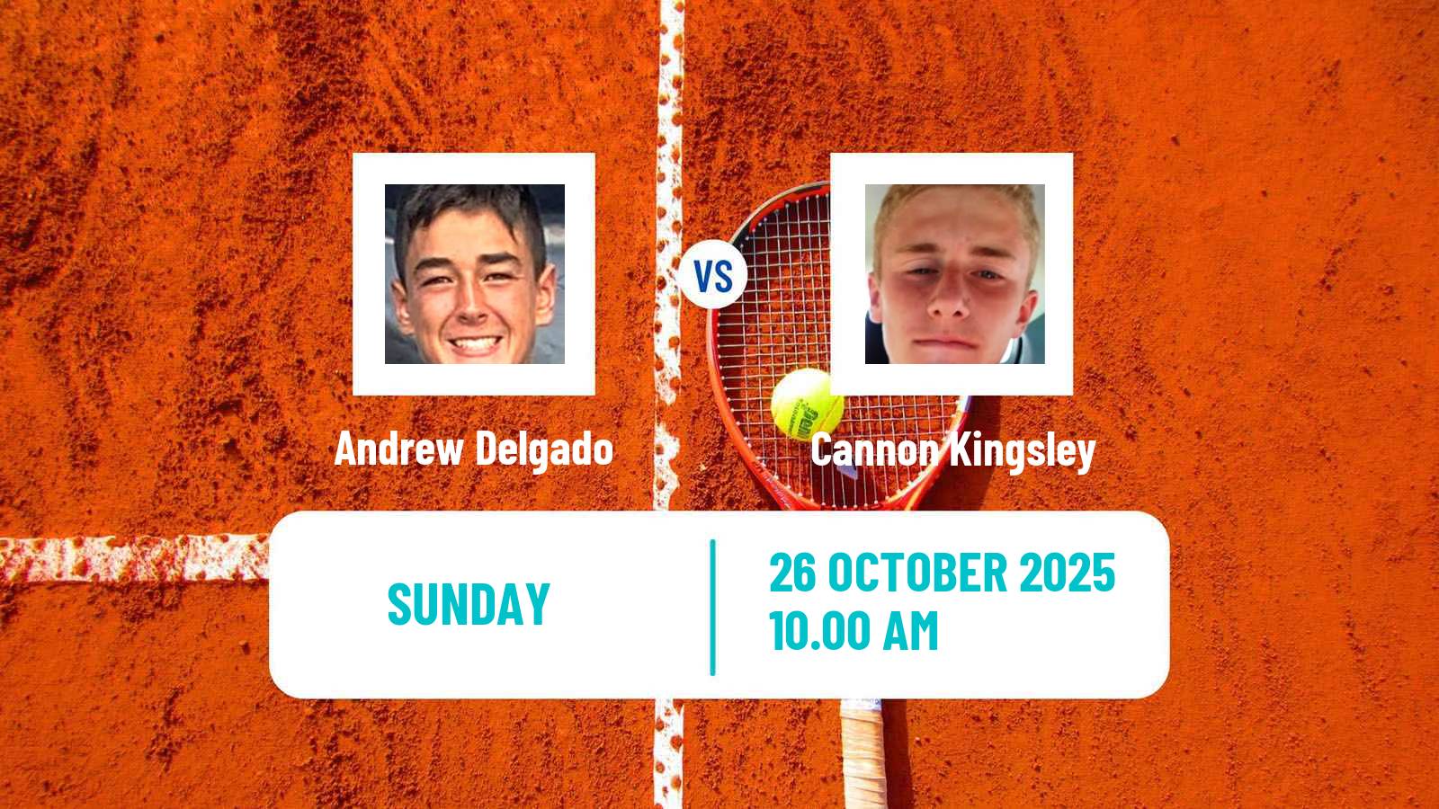 Tennis Charlottesville Challenger Men Andrew Delgado - Cannon Kingsley