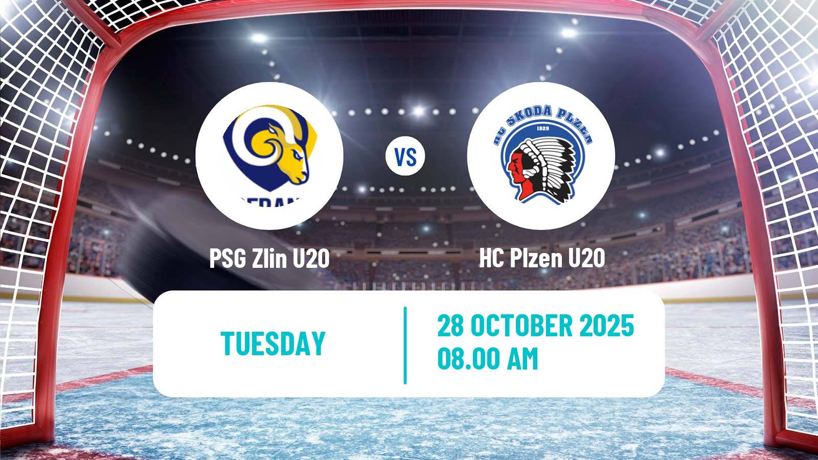 Hockey Czech ELJ Zlin U20 - Plzen U20