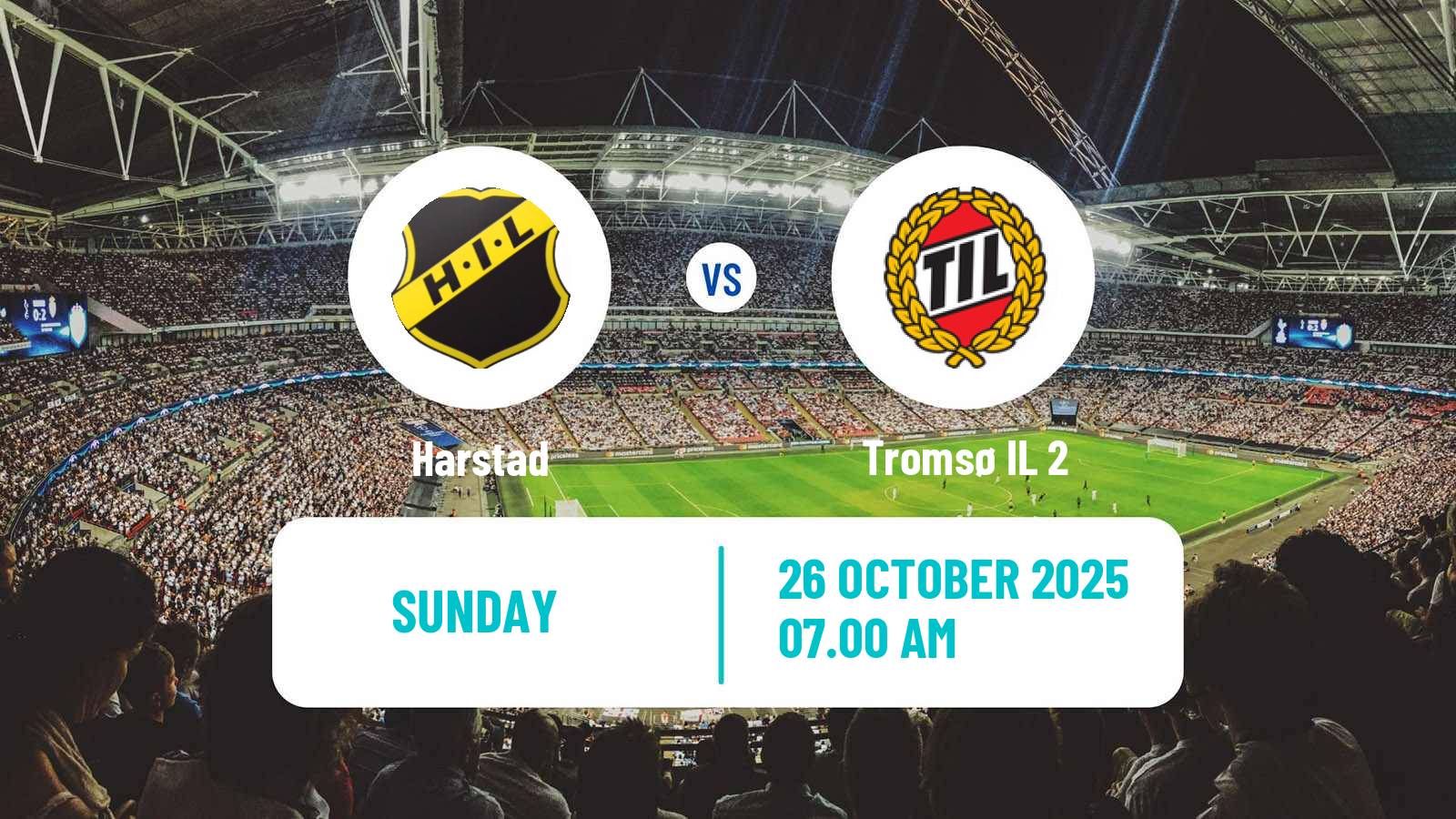 Football Norwegian Division 3 - Group 1 Harstad - Tromsø 2