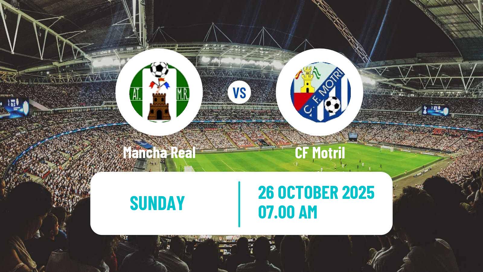 Football Spanish Tercera RFEF - Group 9 Mancha Real - Motril
