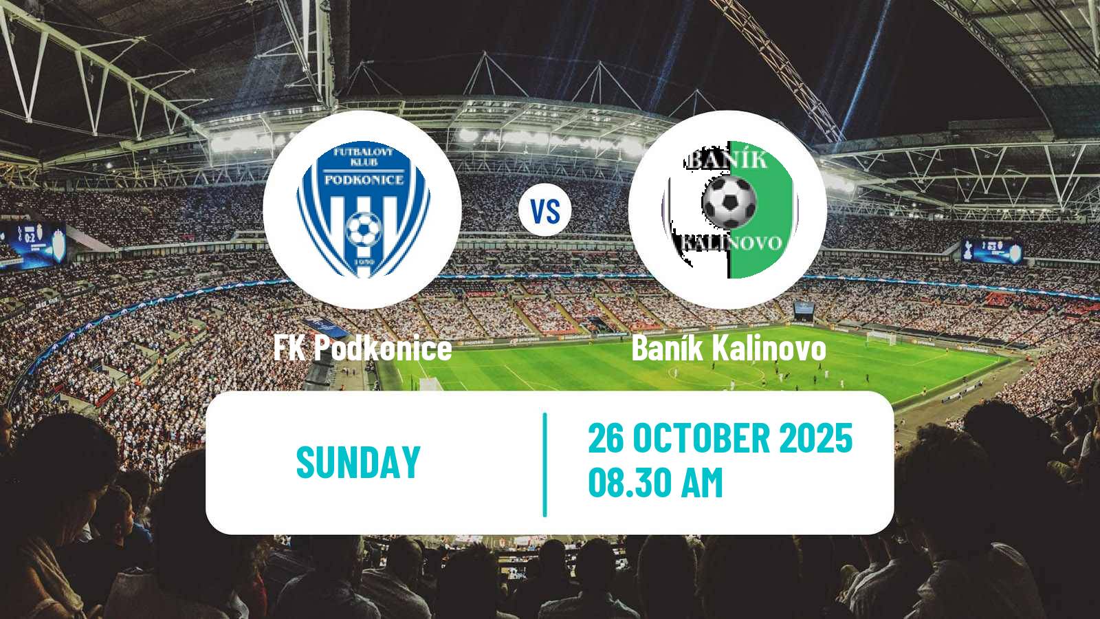 Soccer Slovak 3 Liga Central Podkonice - Baník Kalinovo