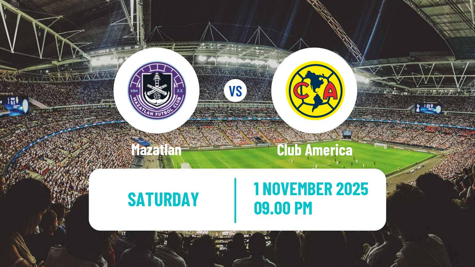 Football Mexican Liga MX Women Mazatlan - Club America