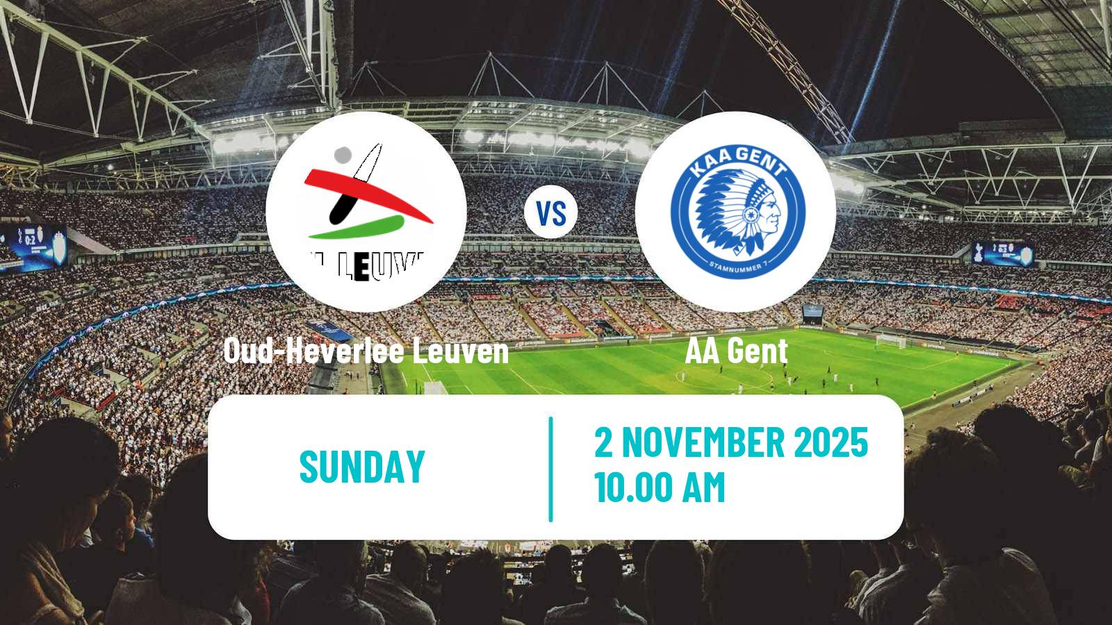 Football Belgian Jupiler Pro League Oud-Heverlee Leuven - Gent