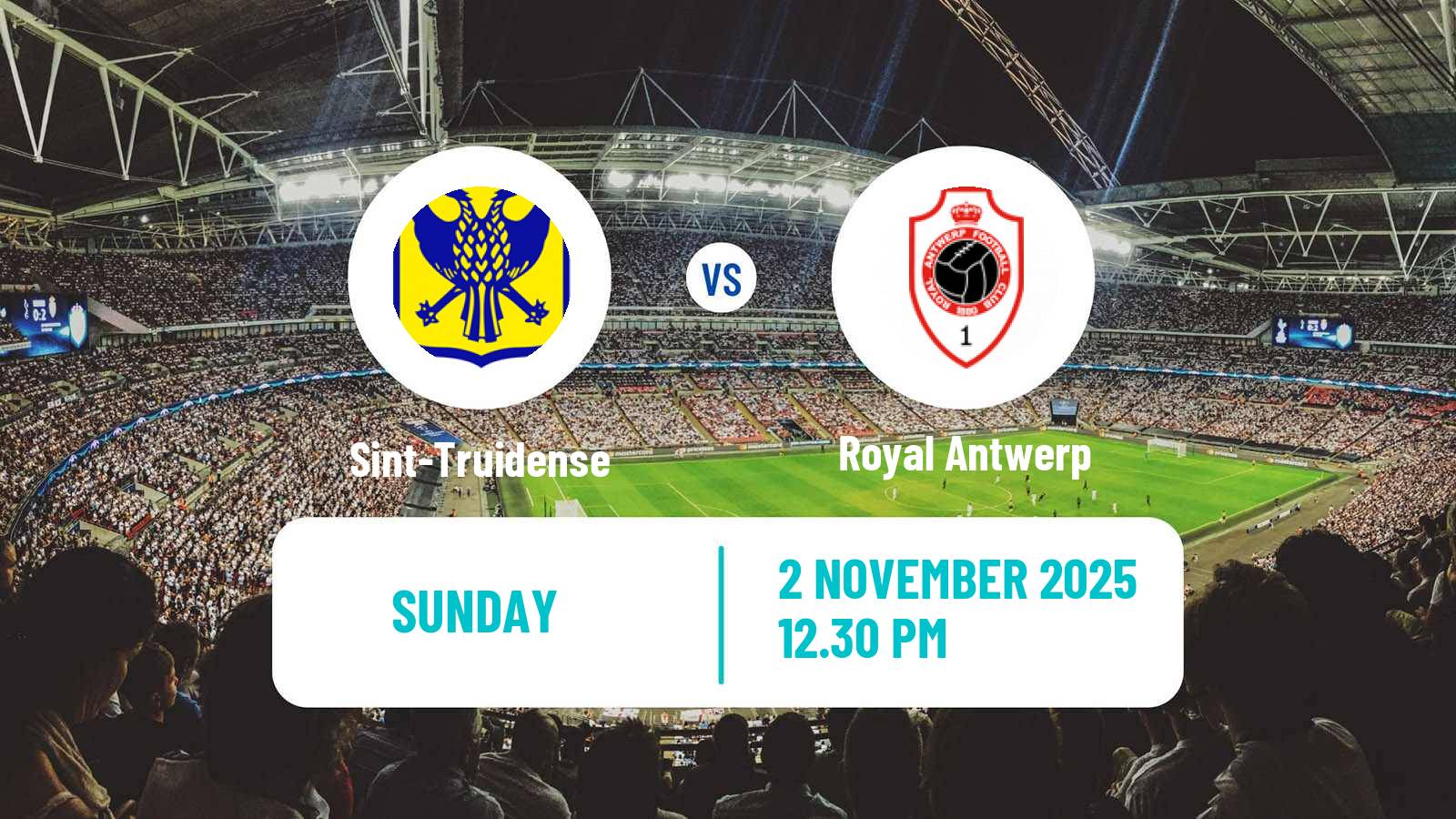 Football Belgian Jupiler Pro League Sint-Truidense - Royal Antwerp