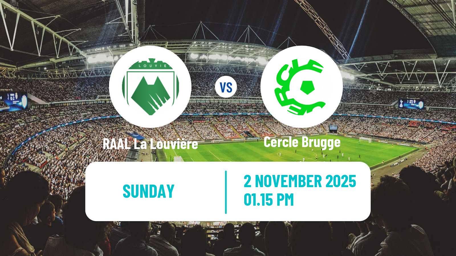 Football Belgian Jupiler Pro League RAAL La Louvière - Cercle Brugge