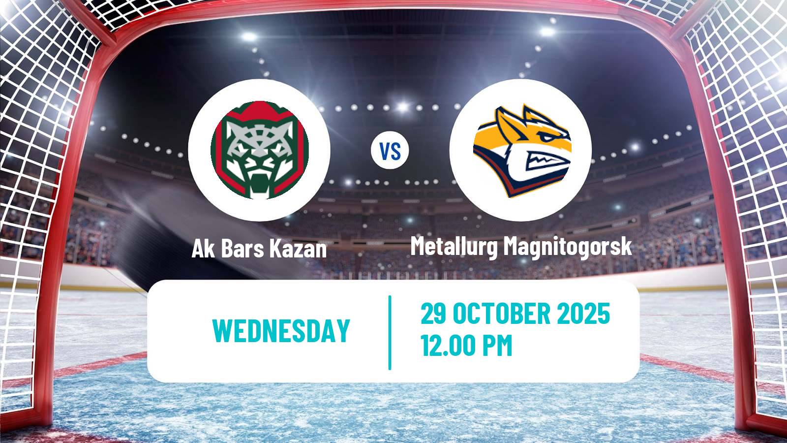 Hockey KHL Ak Bars Kazan - Metallurg Magnitogorsk