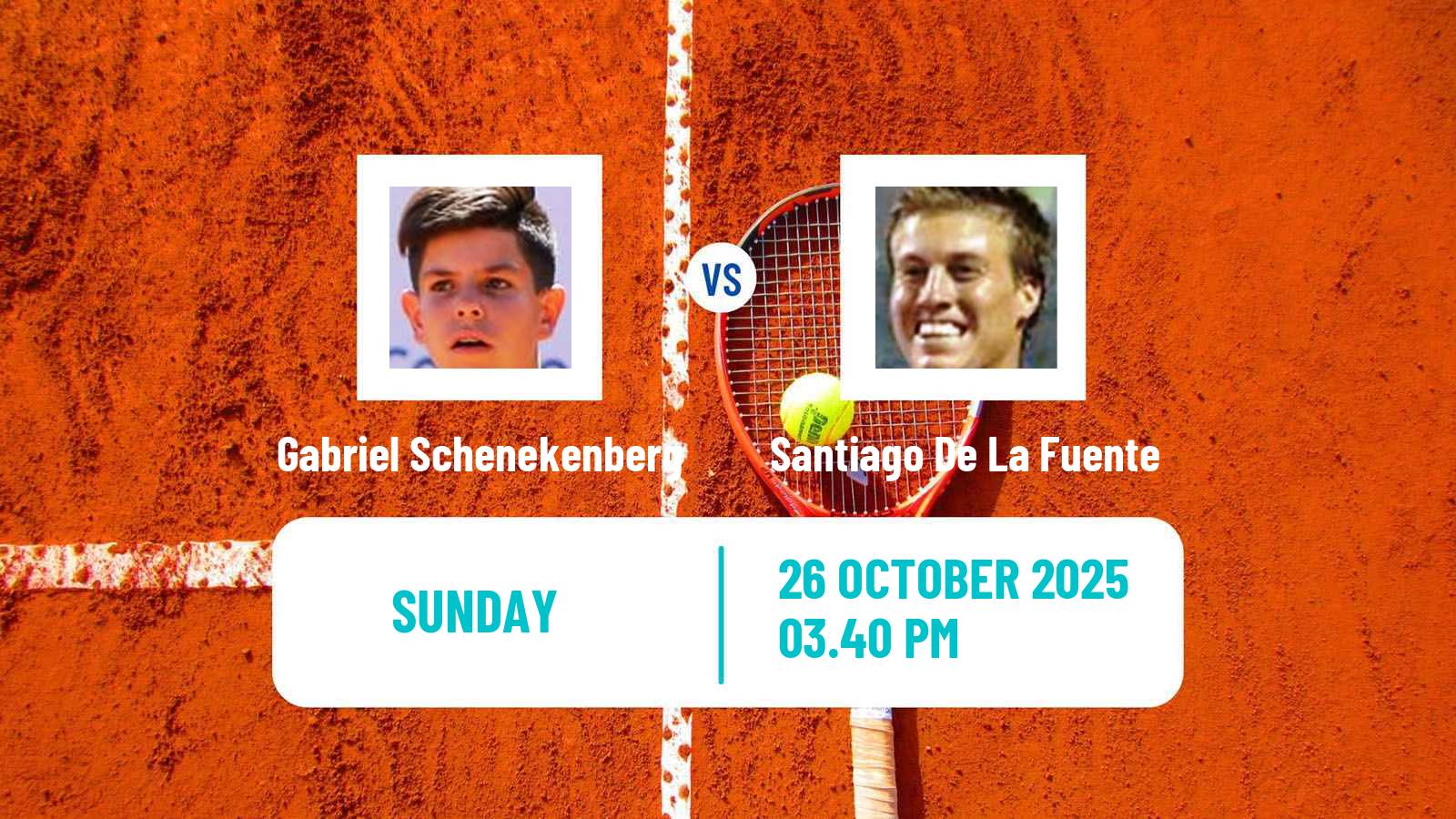 Tennis Lima 2 Challenger Men Gabriel Schenekenberg - Santiago De La Fuente