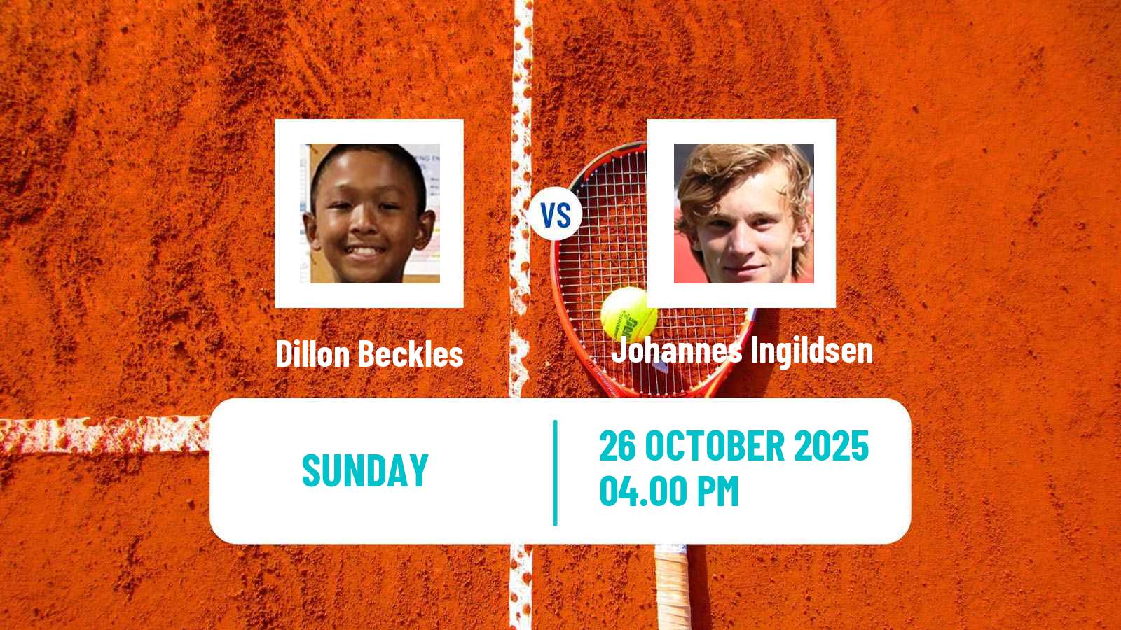 Tennis Lima 2 Challenger Men Dillon Beckles - Johannes Ingildsen