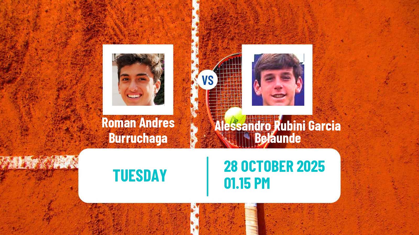 Tennis Lima 2 Challenger Men Roman Andres Burruchaga - Alessandro Rubini Garcia Belaunde