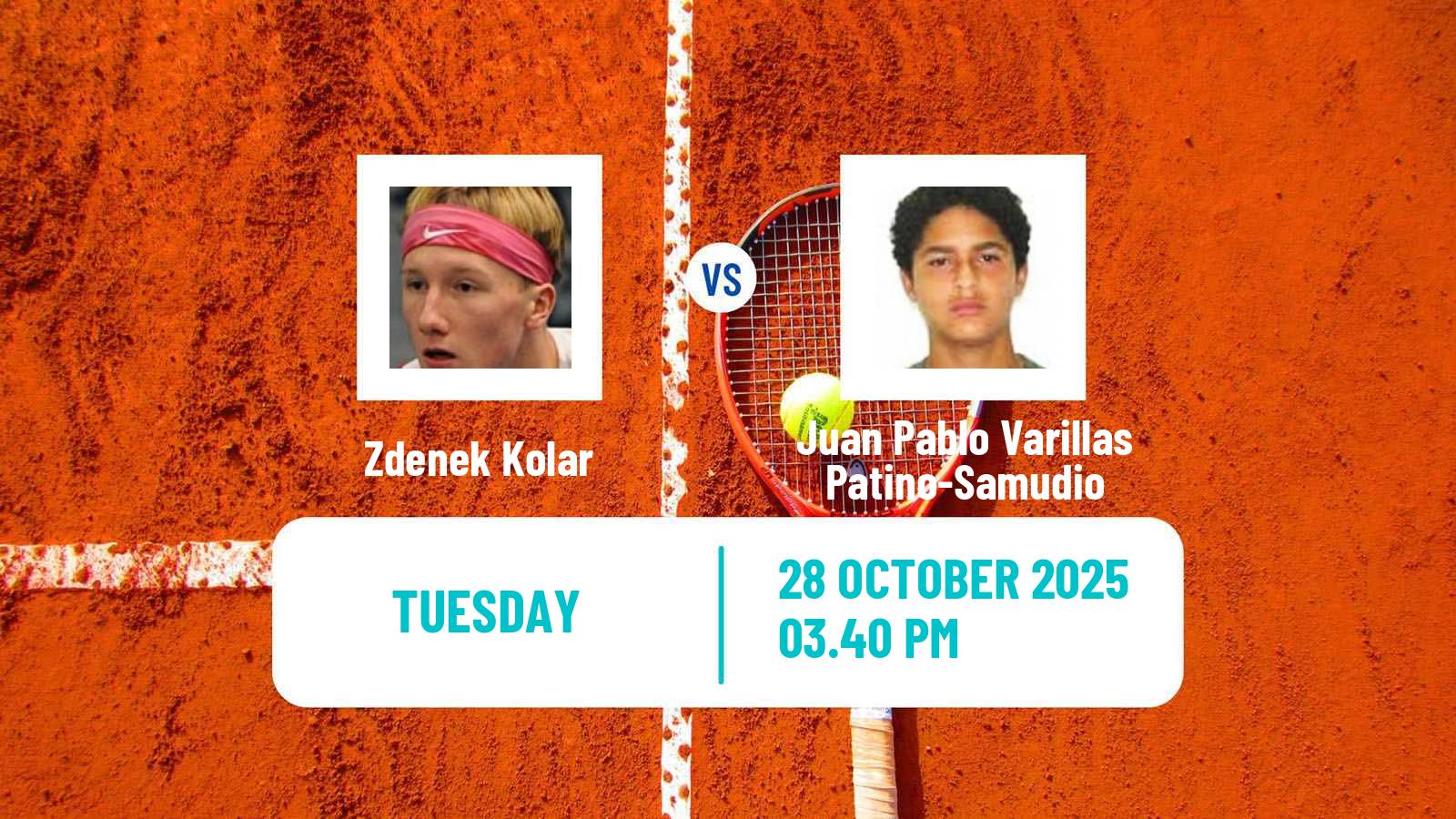 Tennis Lima 2 Challenger Men Zdenek Kolar - Juan Pablo Varillas Patino-Samudio