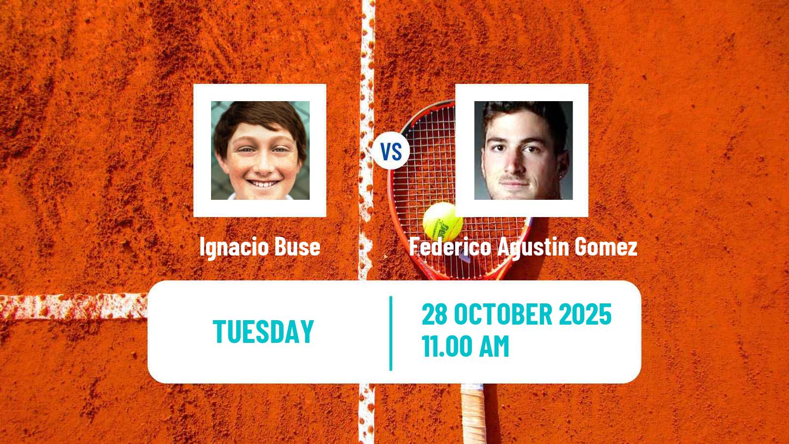 Tennis Lima 2 Challenger Men Ignacio Buse - Federico Agustin Gomez