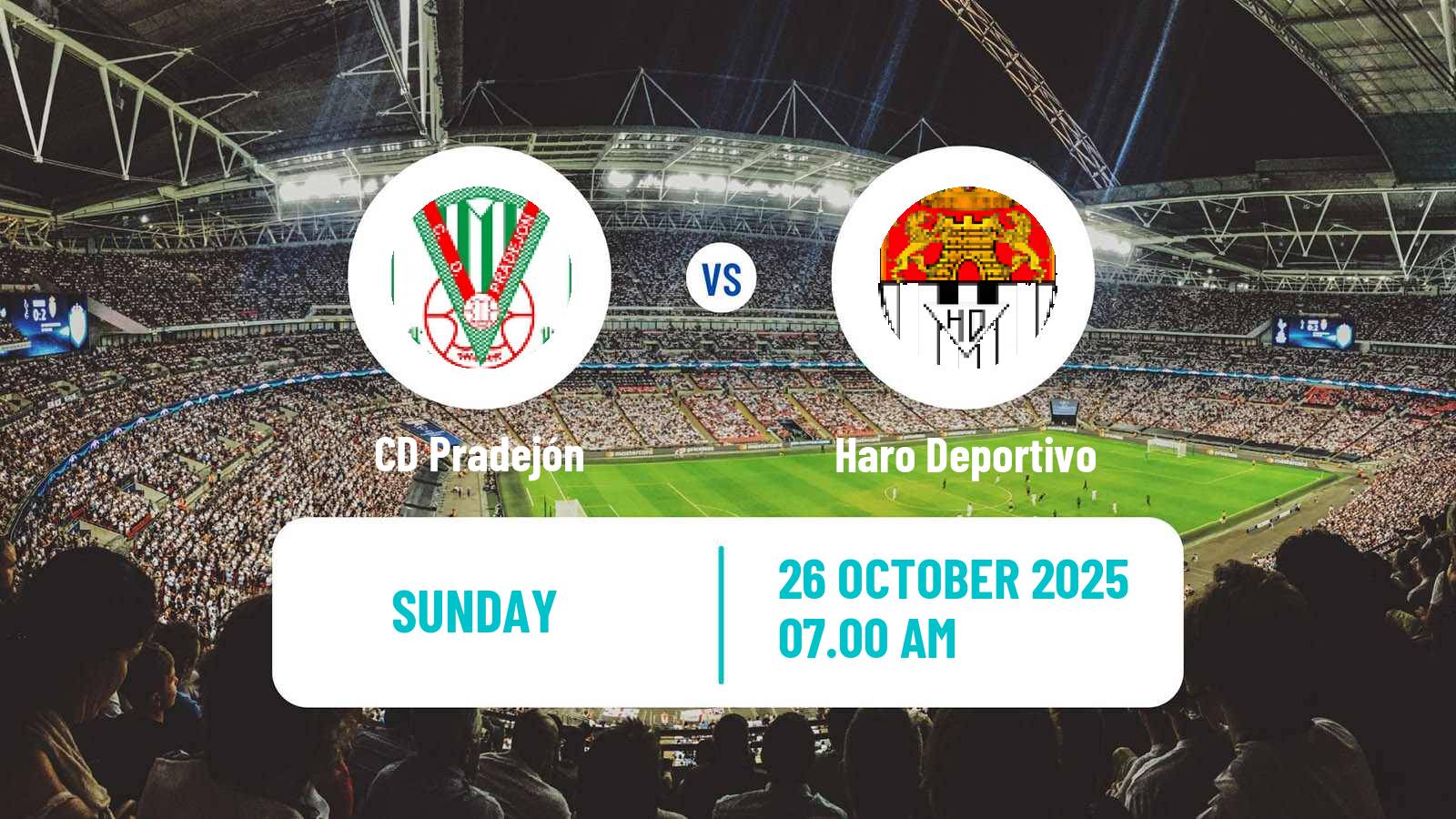Football Spanish Tercera RFEF - Group 16 Pradejón - Haro Deportivo