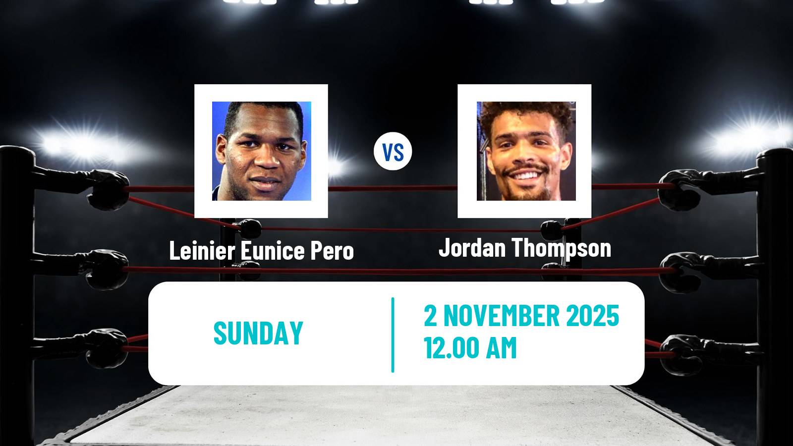 Boxing Heavyweight Others Matches Men Leinier Eunice Pero - Jordan Thompson