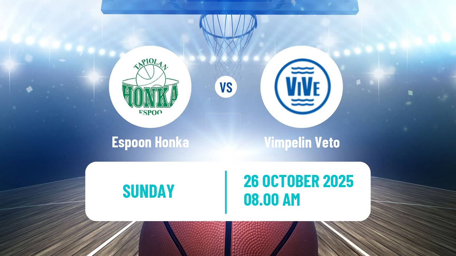 Basketball Finnish Korisliiga Women Espoon Honka - Vimpelin Veto