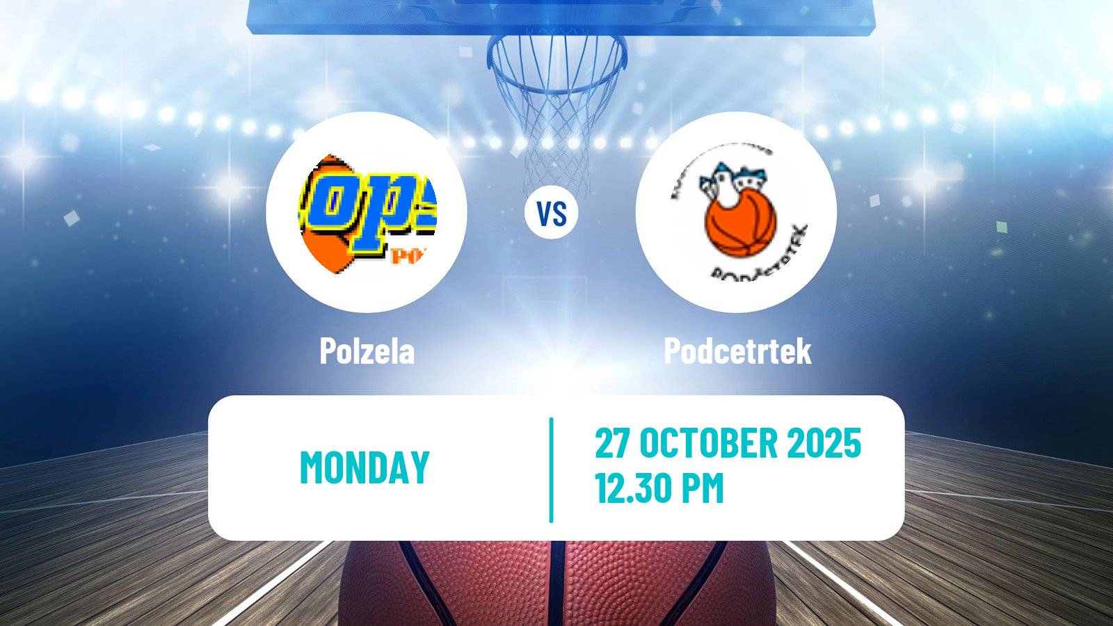 Basketball Slovenian Liga Basketball Polzela - Podcetrtek