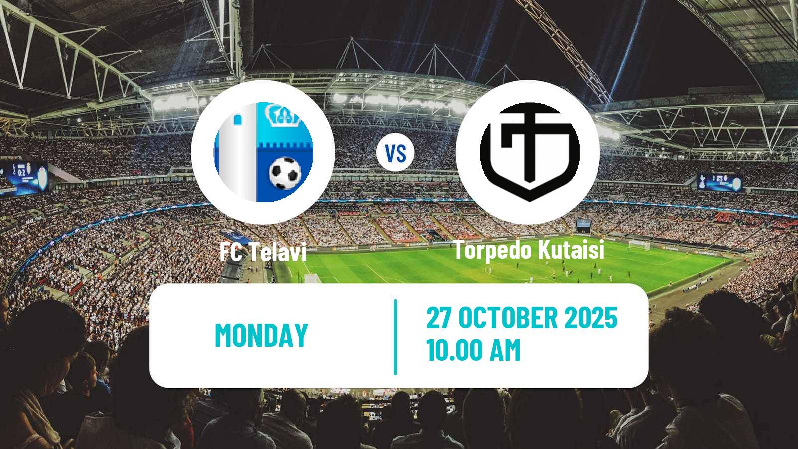 Football Georgian Erovnuli Liga Telavi - Torpedo Kutaisi
