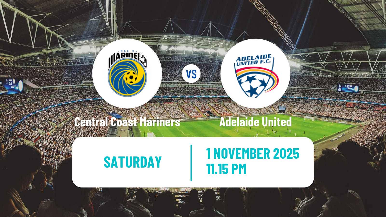 Football Australian A-League Women Central Coast Mariners - Adelaide United