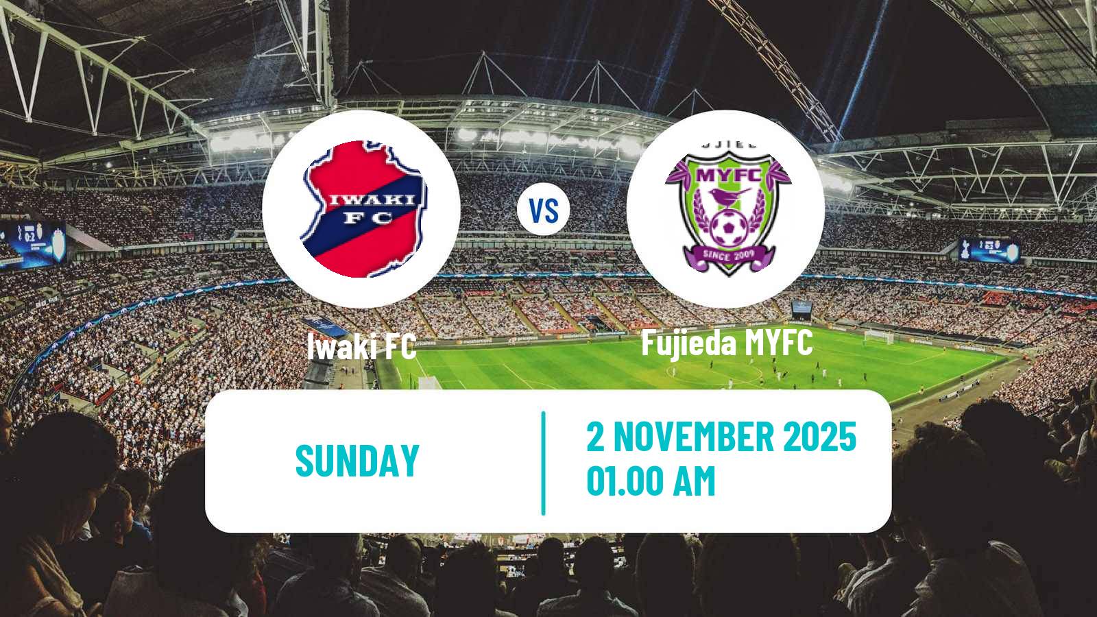 Football Japan J2 League Iwaki - Fujieda MYFC