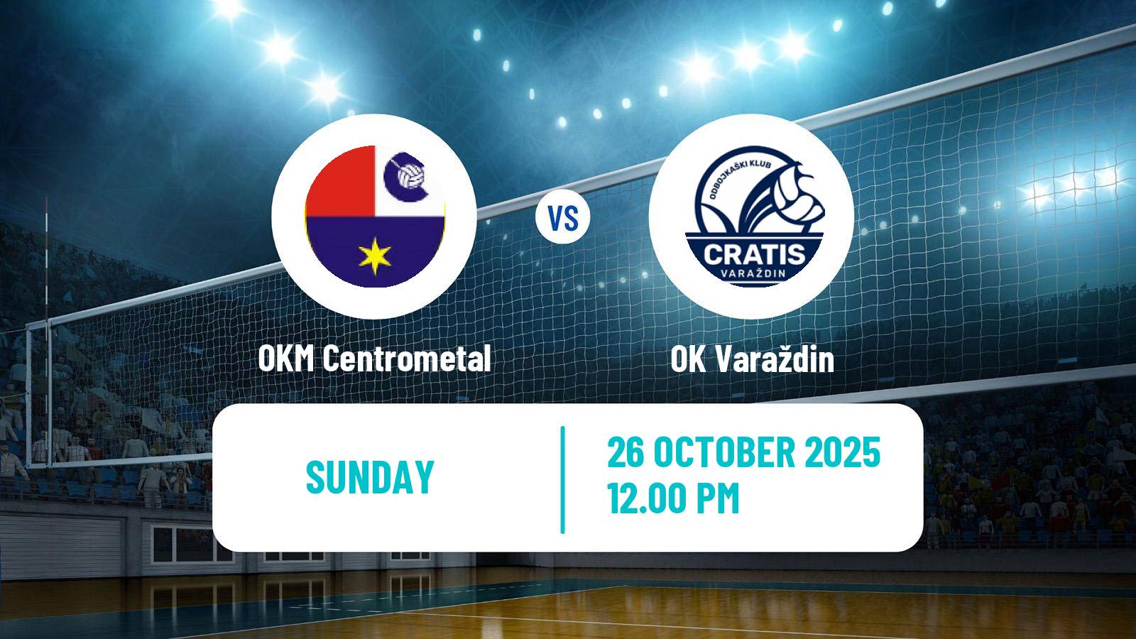 Volleyball Croatian Superliga Volleyball OKM Centrometal - Varaždin